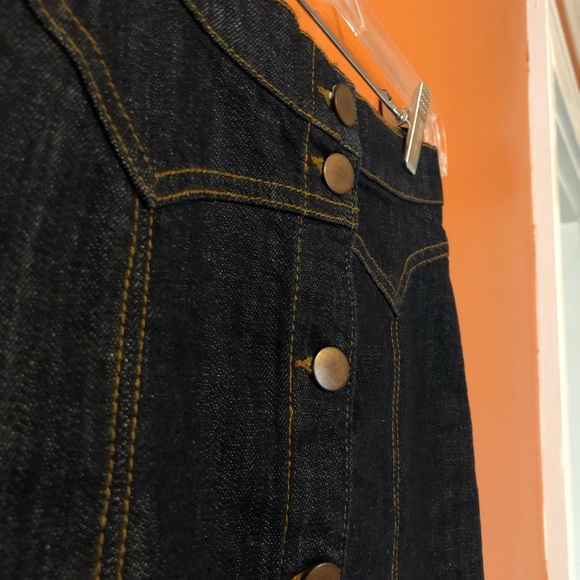 NWOT H&M High Waisted Button Up Jean Denim Skirt - Picture 3 of 6